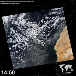 Level 1B Image at: 1450 UTC