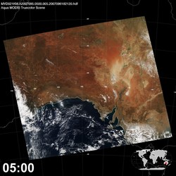 Level 1B Image at: 0500 UTC