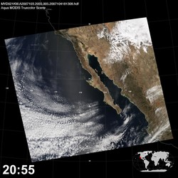 Level 1B Image at: 2055 UTC