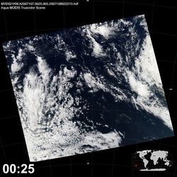 Level 1B Image at: 0025 UTC