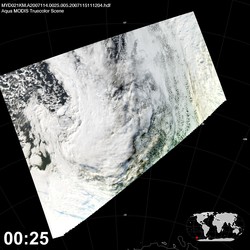 Level 1B Image at: 0025 UTC