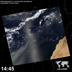 Level 1B Image at: 1445 UTC