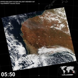 Level 1B Image at: 0550 UTC