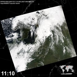 Level 1B Image at: 1110 UTC