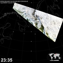 Level 1B Image at: 2335 UTC