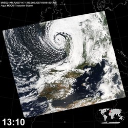 Level 1B Image at: 1310 UTC