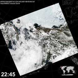 Level 1B Image at: 2245 UTC