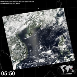 Level 1B Image at: 0550 UTC