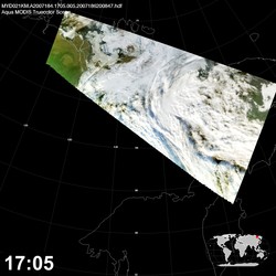 Level 1B Image at: 1705 UTC