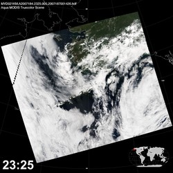 Level 1B Image at: 2325 UTC