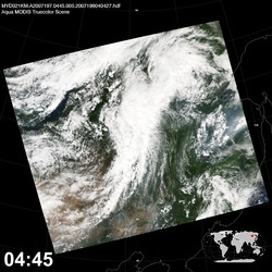 Level 1B Image at: 0445 UTC