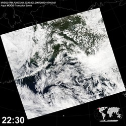 Level 1B Image at: 2230 UTC