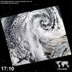 Level 1B Image at: 1710 UTC