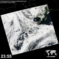 Level 1B Image at: 2355 UTC