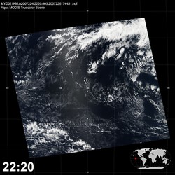 Level 1B Image at: 2220 UTC