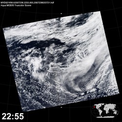 Level 1B Image at: 2255 UTC