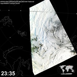 Level 1B Image at: 2335 UTC