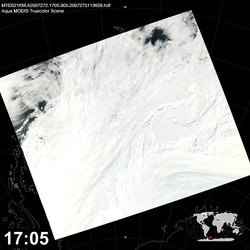 Level 1B Image at: 1705 UTC