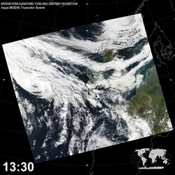 Level 1B Image at: 1330 UTC