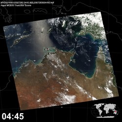 Level 1B Image at: 0445 UTC