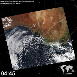 Level 1B Image at: 0445 UTC