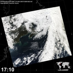 Level 1B Image at: 1710 UTC