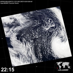 Level 1B Image at: 2215 UTC