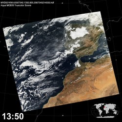 Level 1B Image at: 1350 UTC