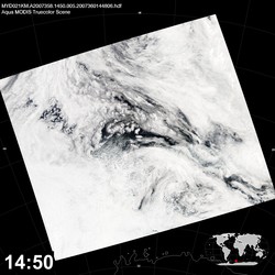 Level 1B Image at: 1450 UTC