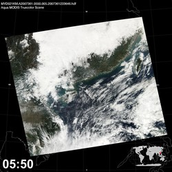 Level 1B Image at: 0550 UTC