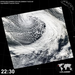 Level 1B Image at: 2230 UTC