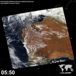 Level 1B Image at: 0550 UTC