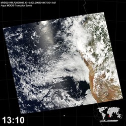 Level 1B Image at: 1310 UTC