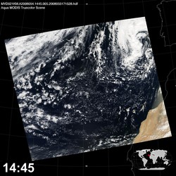 Level 1B Image at: 1445 UTC