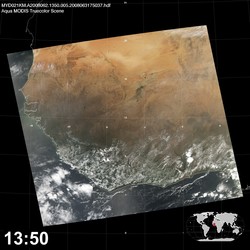 Level 1B Image at: 1350 UTC