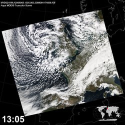 Level 1B Image at: 1305 UTC