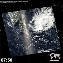 Level 1B Image at: 0750 UTC