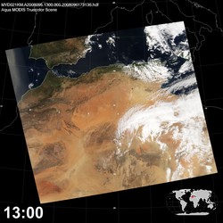 Level 1B Image at: 1300 UTC