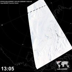 Level 1B Image at: 1305 UTC