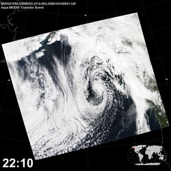 Level 1B Image at: 2210 UTC