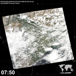 Level 1B Image at: 0750 UTC