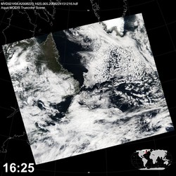 Level 1B Image at: 1625 UTC