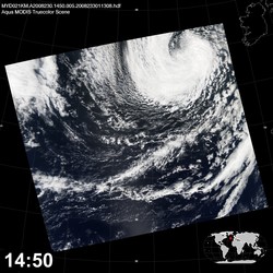 Level 1B Image at: 1450 UTC