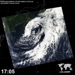 Level 1B Image at: 1705 UTC