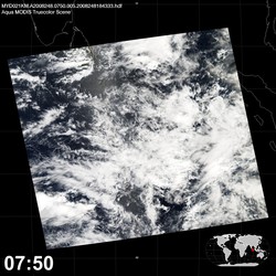 Level 1B Image at: 0750 UTC