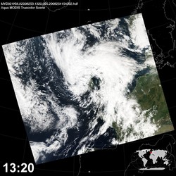 Level 1B Image at: 1320 UTC