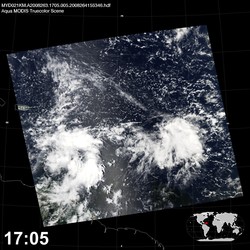 Level 1B Image at: 1705 UTC