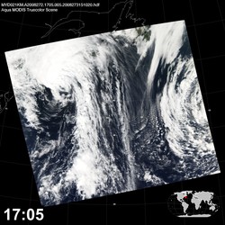 Level 1B Image at: 1705 UTC