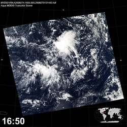 Level 1B Image at: 1650 UTC