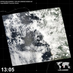 Level 1B Image at: 1305 UTC